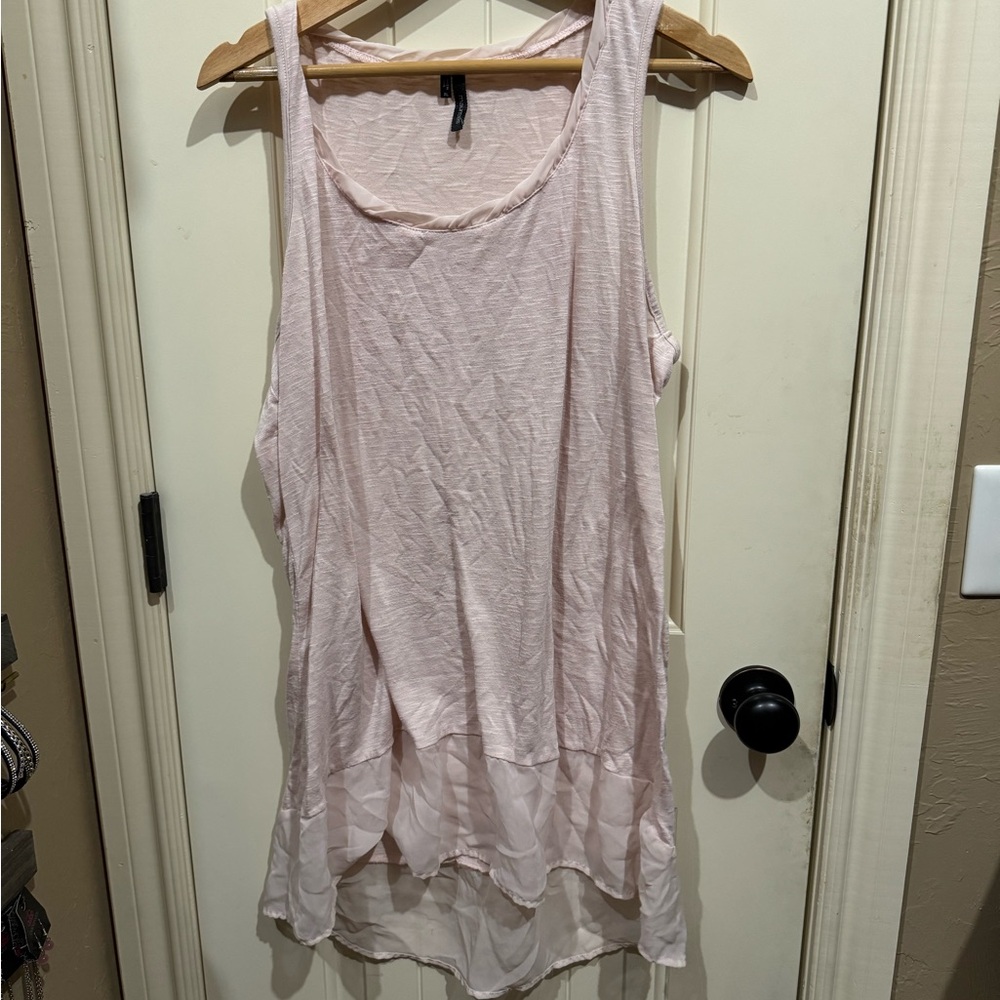 Light Pink Sleeveless Top